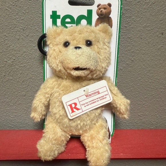 Commonwealth Talking Ted Bear Plush Key Chain NEW - NOT WORKING - Picture 1 of 4